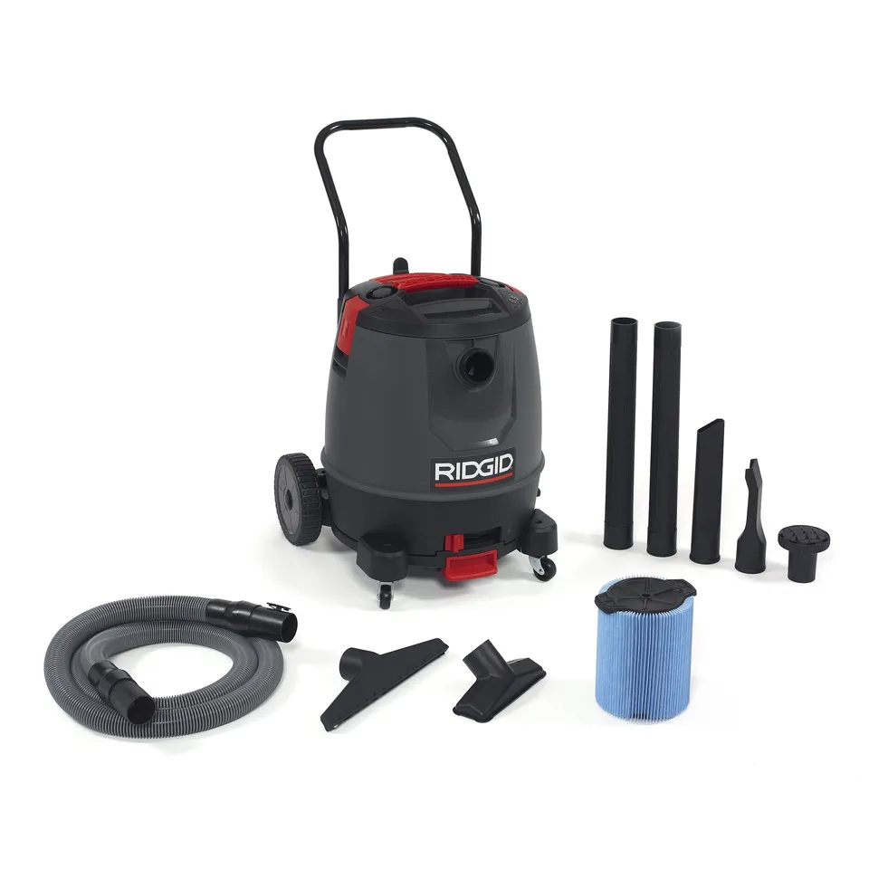 ridgid-50338-1650rv-16-gallon-wet-dry-vacuum-6-5-peak-hp-motor-on-bottom-design- image 1