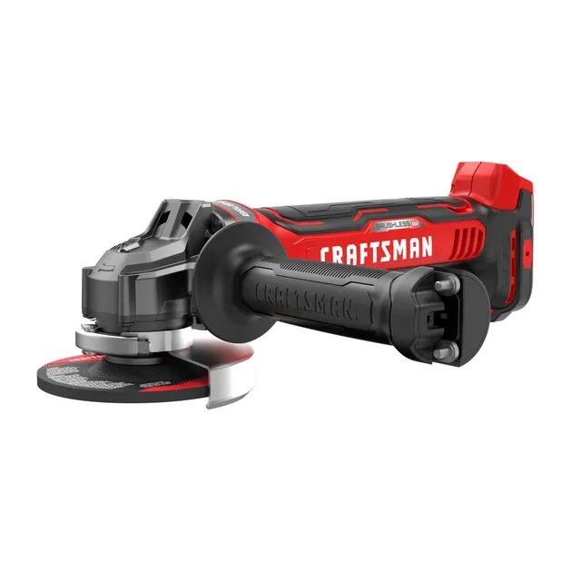 craftsman-cmcg451b-v20-4-1-2-brushless-angle-grinder-bare-tool-with-paddle-switc image 1