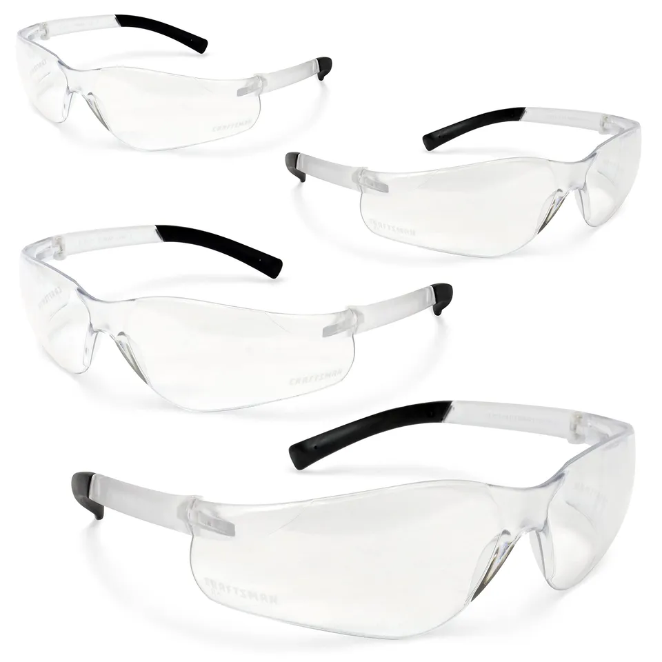 craftsman-clear-safety-glasses-4-pack-cmxpera1104hc-lightweight-ir-filter-lens image 1