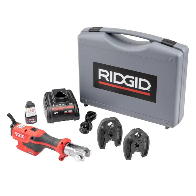 ridgid-72553-rp-115-mini-press-tool-kit-with-propress-jaws-1-2-3-4-12v-battery-c image 1