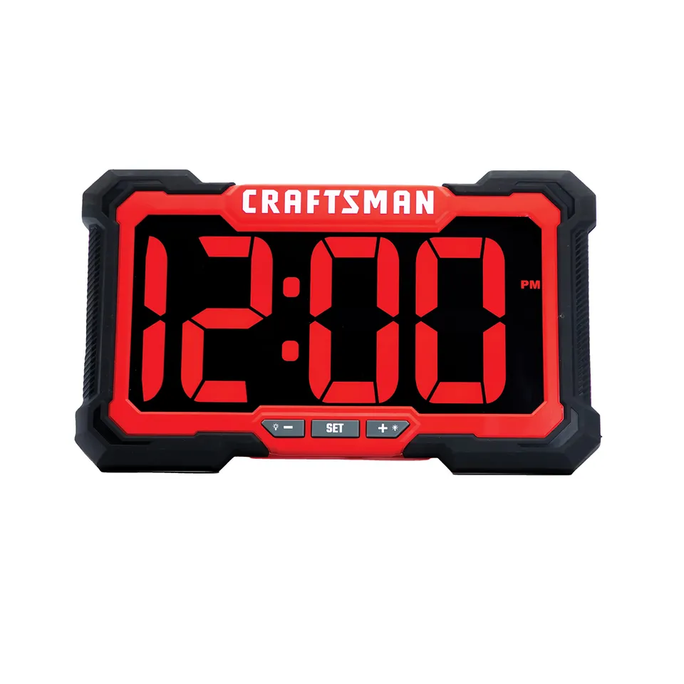 craftsman-11-led-digital-clock-with-versatrack-compatibility image 1