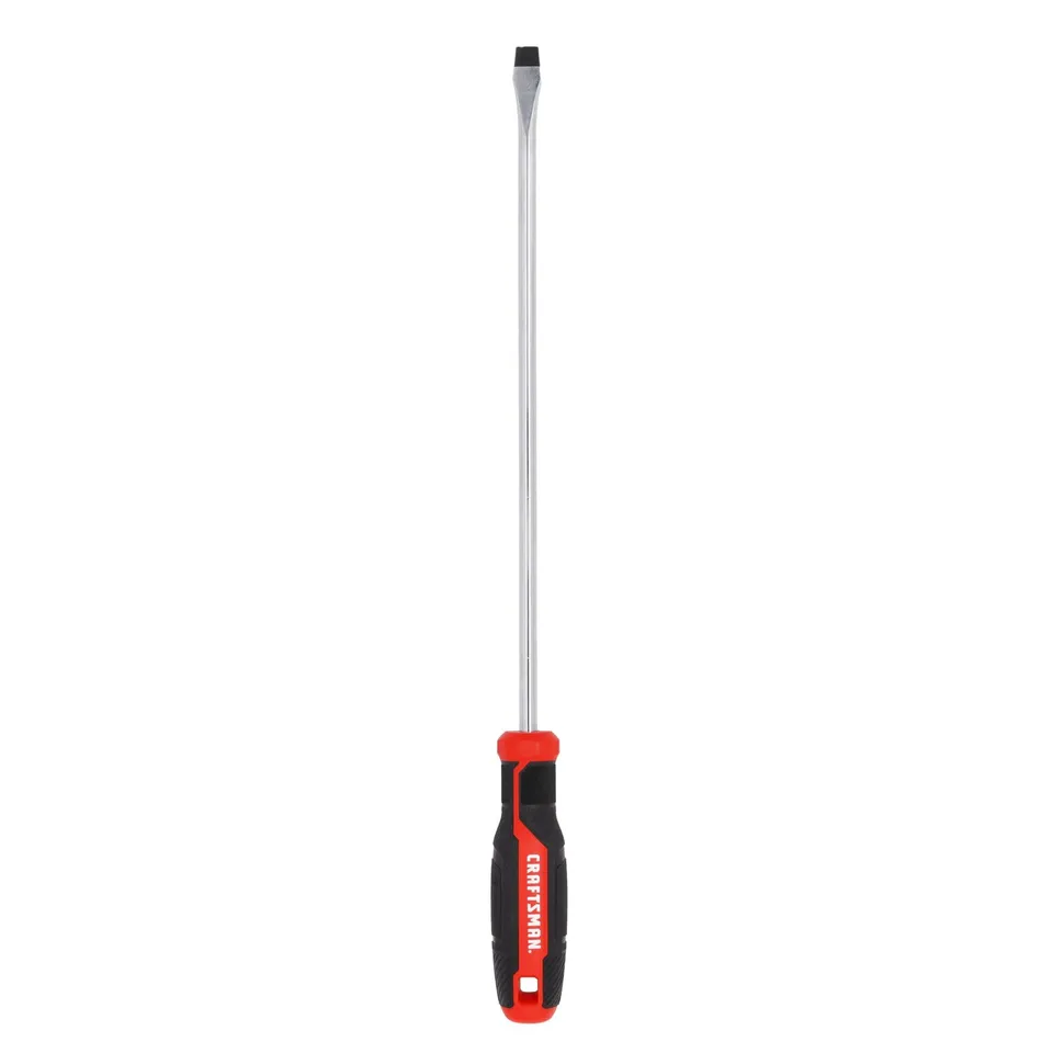 craftsman-screwdriver-sl3-8-in-x-12-in-extra-long-slotted-magnetic-tip-comfort-g image 1