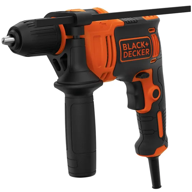 black-decker-6-5-amp-1-2-inch-corded-hammer-drill-with-side-handle image 1