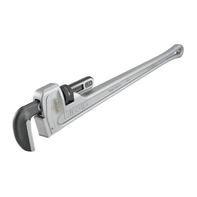 ridgid-31110-model-836-36-inch-aluminum-straight-pipe-wrench-5-pipe-capacity-lig image 1