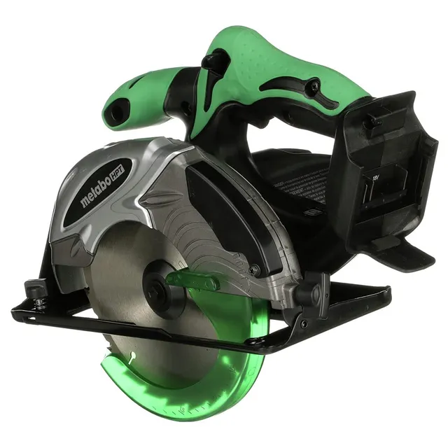 metabo-hpt-18v-cordless-6-1-2-circular-saw-c18dslq4-tool-only-57-usd image 1
