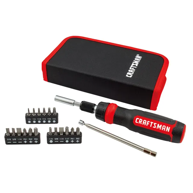 craftsman-ratcheting-screwdriver-multibit-set-26-piece-cmht68001 image 1