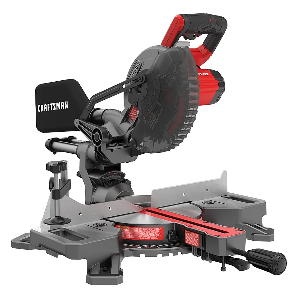 craftsman-v20-cordless-sliding-miter-saw-7-1-4-inch-single-bevel-battery-charger image 1