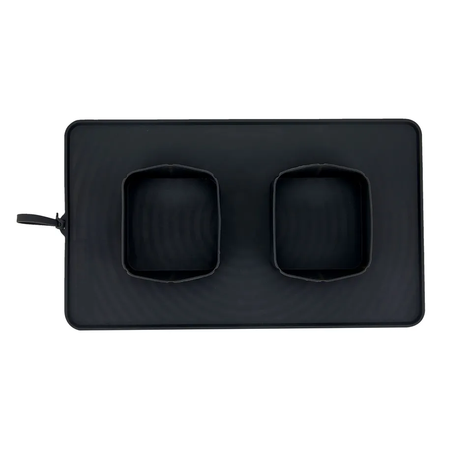 black-decker-double-pet-travel-bowl-2x2-cup-silicone-foldable image 1