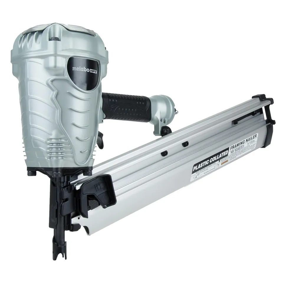 metabo-hpt-nr90aes1-framing-nailer-21-degree-plastic-collated-lightweight-7-5-lb image 1