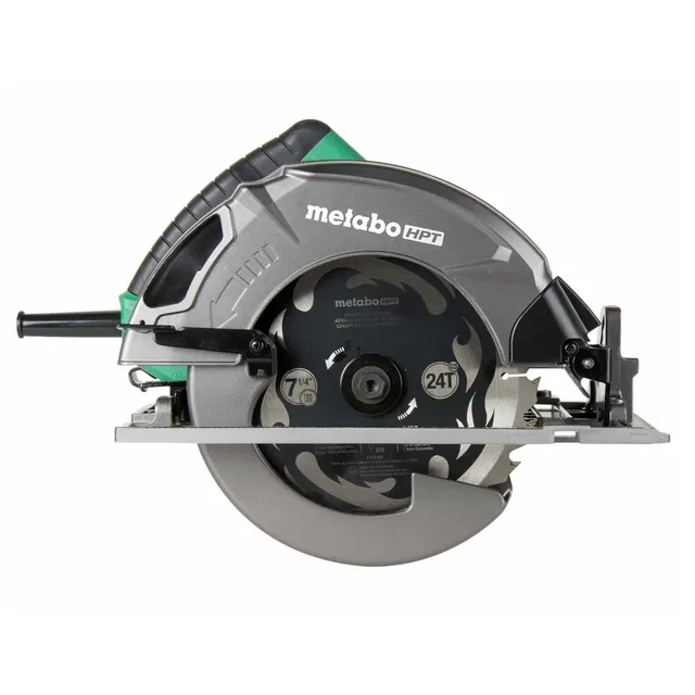 metabo-hpt-7-1-4-inch-circular-saw-kit-c7sb3-with-24t-blade-15-amp-motor-dust-bl image 1