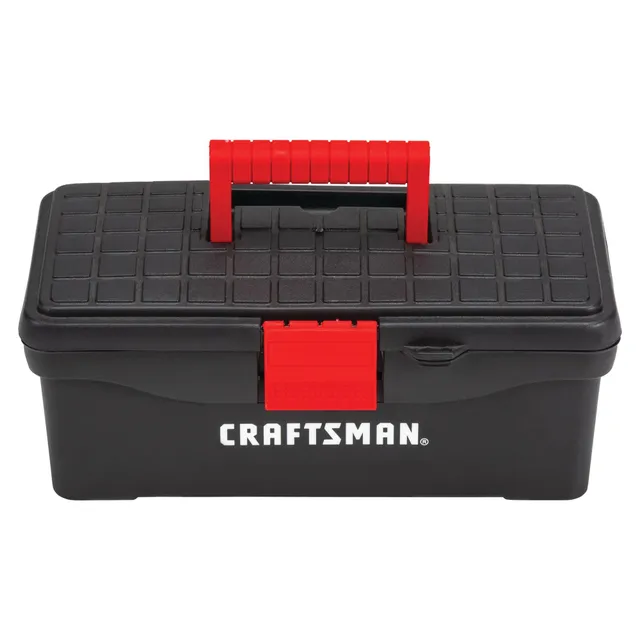 craftsman-tool-box-lockable-13-inch-red-black-cmst13004 image 1