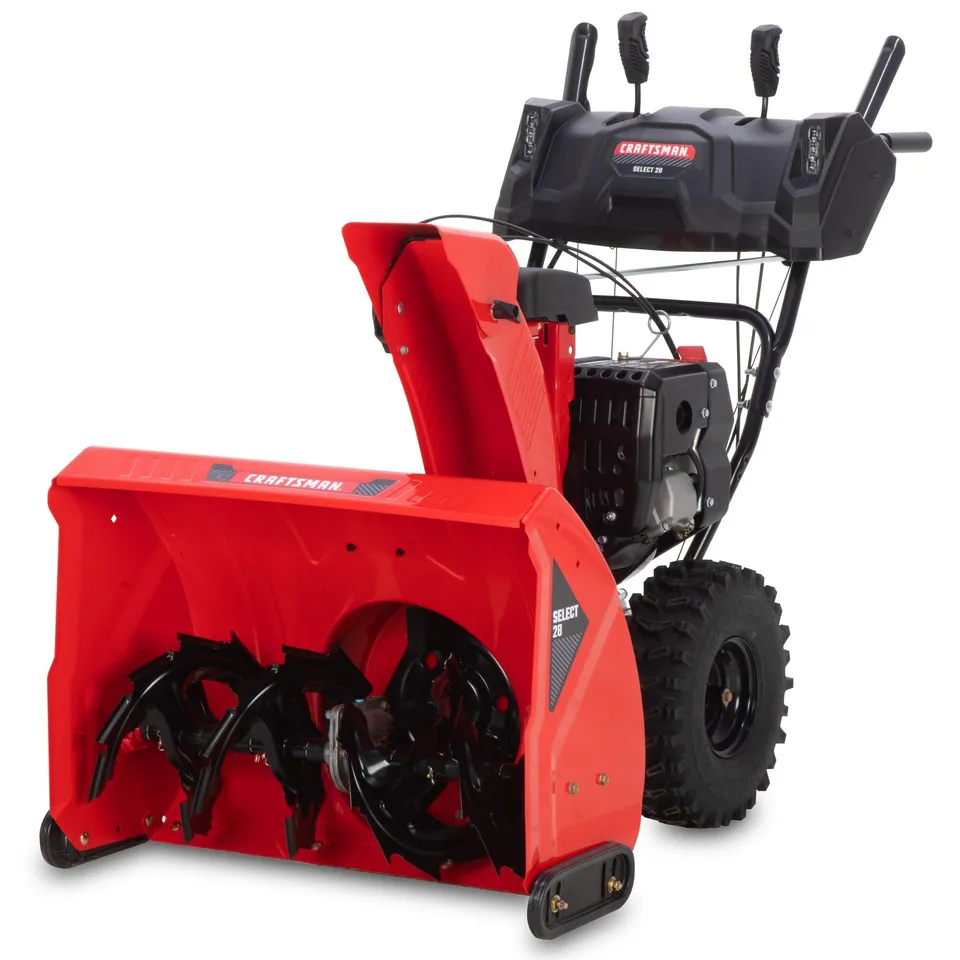 craftsman-select-28-two-stage-self-propelled-snow-thrower-with-push-button-start image 1