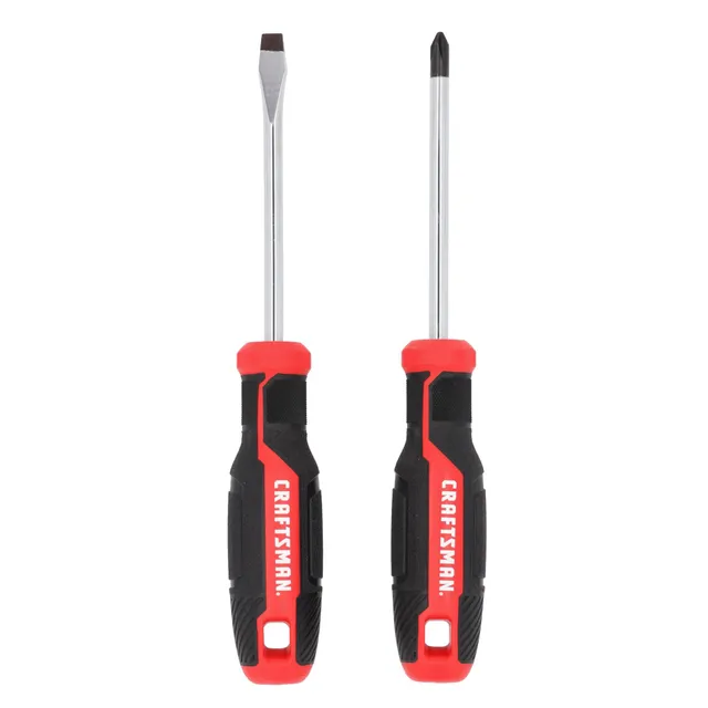 craftsman-2-piece-screwdriver-set-cmht65133-2-phillips-1-4-flathead image 1