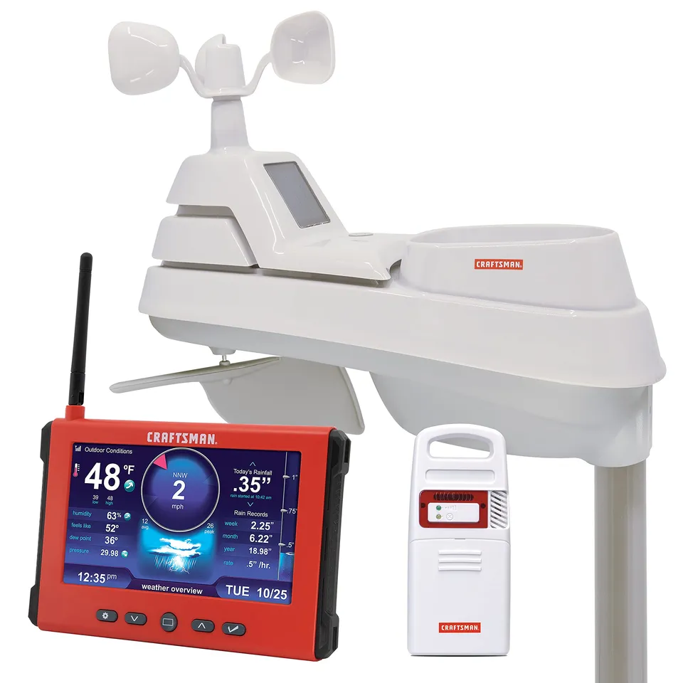 craftsman-personal-weather-station-with-hd-display-lightning-detection-wireless- image 1
