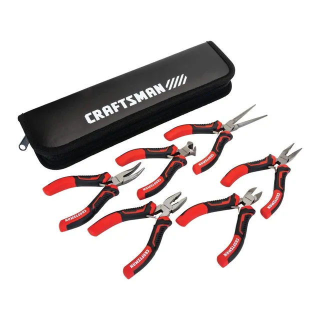 craftsman-pliers-6-piece-mini-set-with-pouch-cmht81716 image 1
