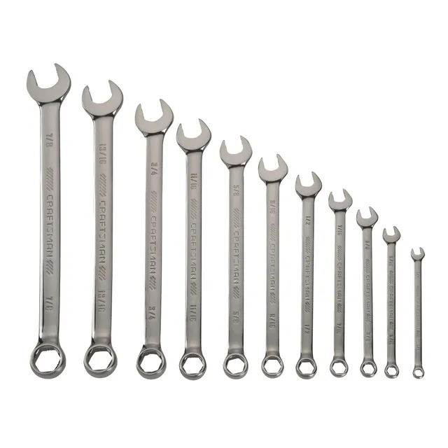 craftsman-overdrive-11-piece-sae-wrench-set-cmmt87711-anti-slip-rust-resistant image 1