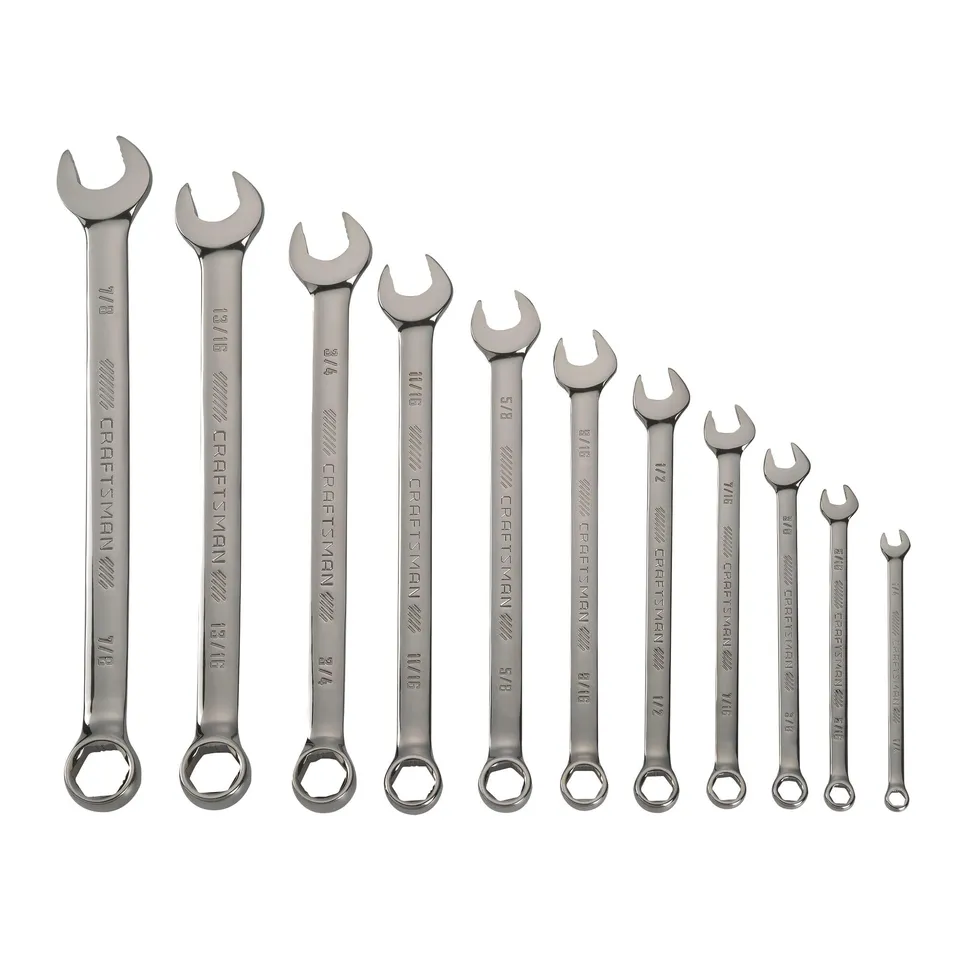 craftsman-overdrive-11-piece-sae-wrench-set-cmmt87711-anti-slip-rust-resistant image 1