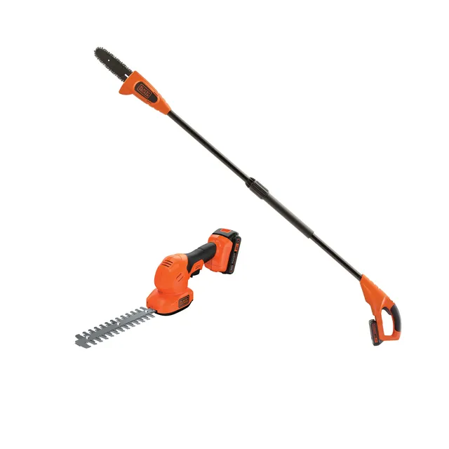 black-decker-20v-max-cordless-shear-shrubber-pole-pruning-saw-combo-kit image 1