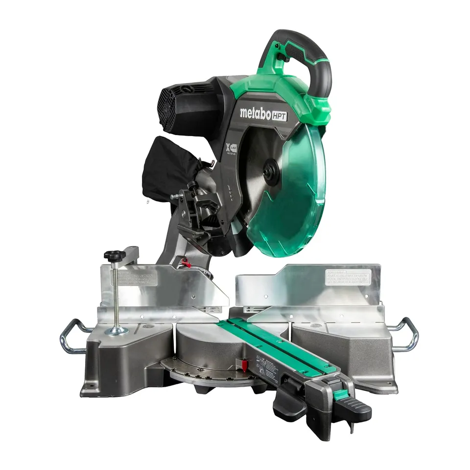 metabo-hpt-c12rsh3-12-inch-dual-bevel-sliding-miter-saw-with-xact-cut-shadow-lin image 1