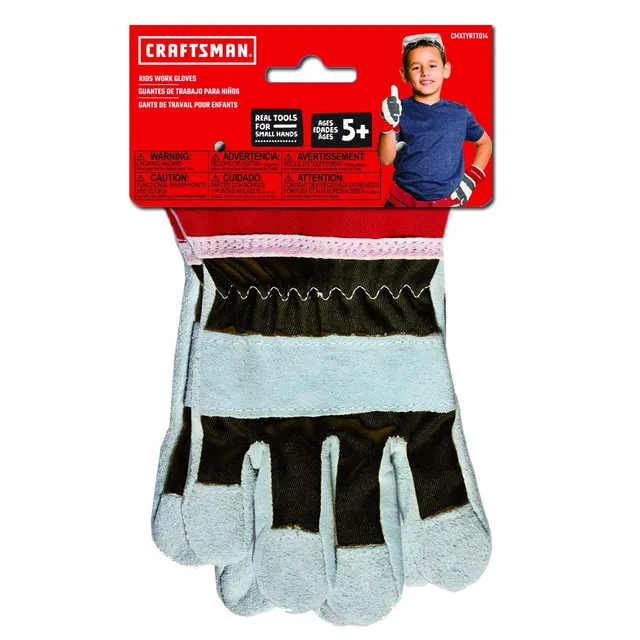 craftsman-kids-work-gloves-red-sized-for-smaller-hands image 1