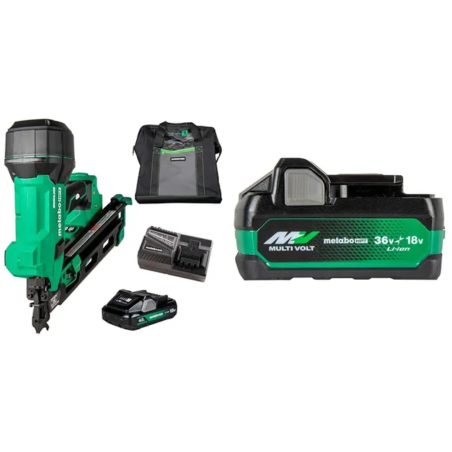 metabo-hpt-nr1890dca-18v-multivolt-cordless-framing-nailer-bundle-with-2-5ah-5-0 image 1