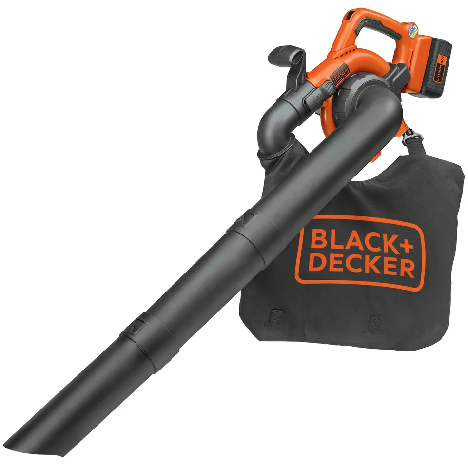 black-decker-40v-max-cordless-leaf-blower-and-vacuum-battery-charger-included image 1