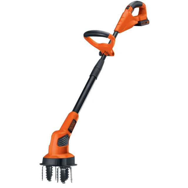 black-decker-20v-max-powerconnect-cordless-garden-cultivator-battery-charger-inc image 1