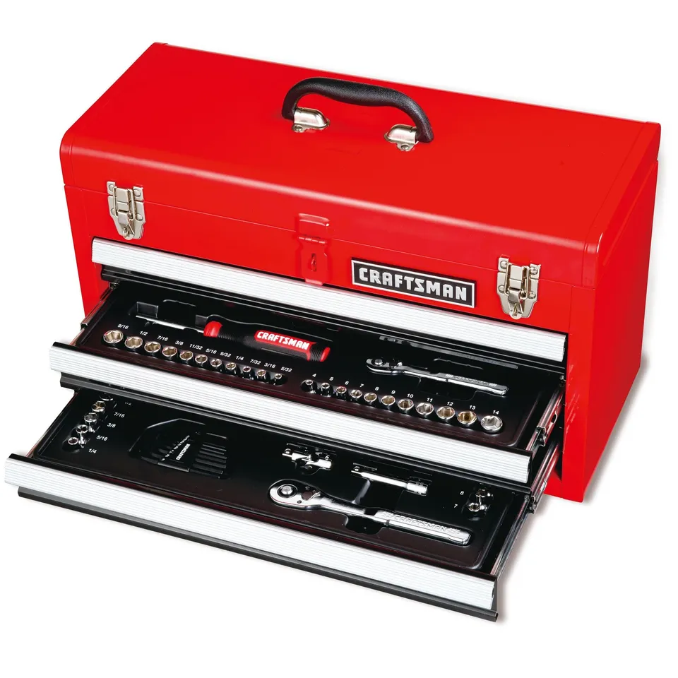 craftsman-104pc-mechanic-tool-set-cmmt45104-with-portable-toolbox-72-tooth-low-p image 1