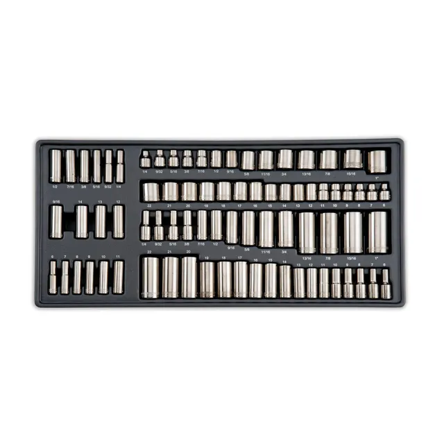 craftsman-overdrive-284-piece-mechanics-tool-set-with-gunmetal-chrome-finish-cmm image 1