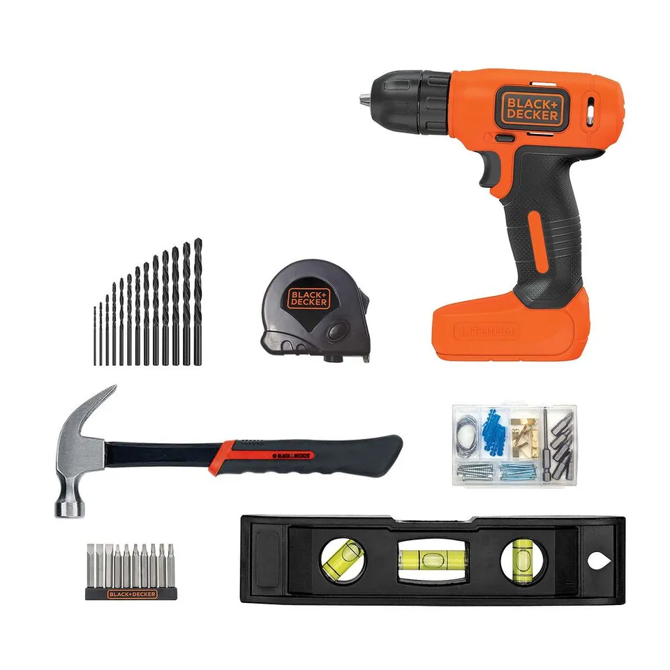 black-decker-8v-max-ready-to-decorate-project-kit-25-pc-with-usb-rechargeable-dr image 1