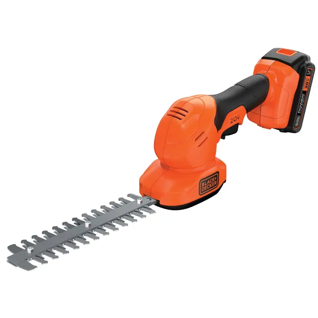 black-decker-20v-max-powerconnect-3-8-cordless-shear-shrubber-with-battery-charg image 1