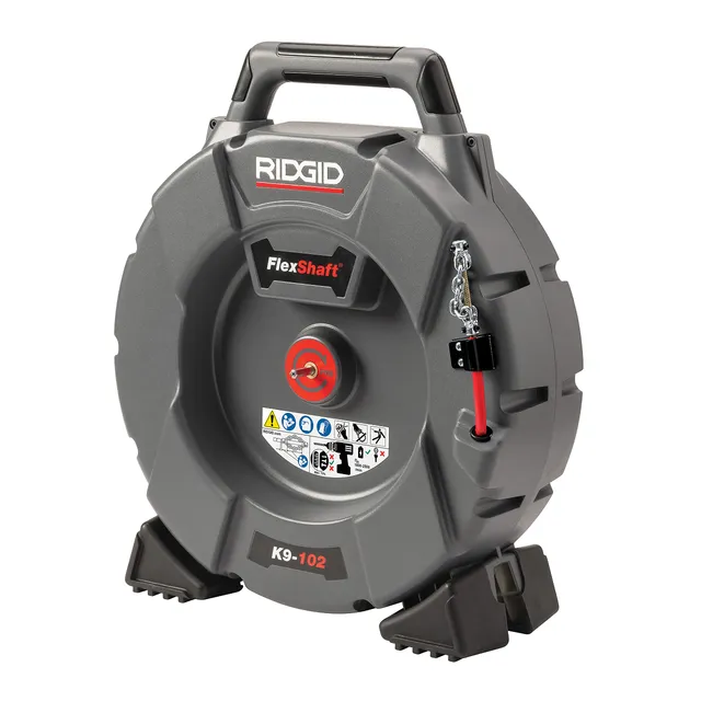 ridgid-64263-model-k9-102-flexshaft-drain-cleaning-machine-kit-for-1-1-4-2-pipes image 1