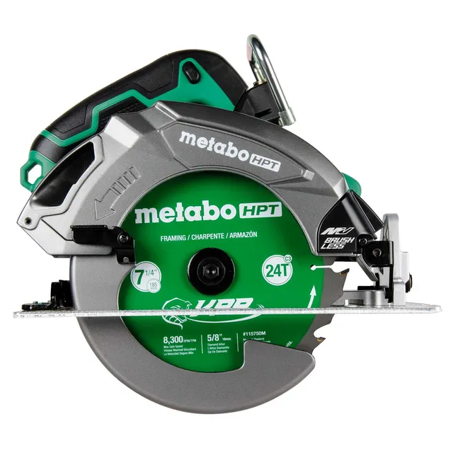metabo-hpt-36v-multivolt-7-1-4-circular-saw-c3607dbq4-aluminum-base-tool-only image 1