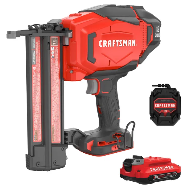craftsman-v20-cmcn618c1-18-gauge-cordless-brad-nailer-kit-with-battery image 1