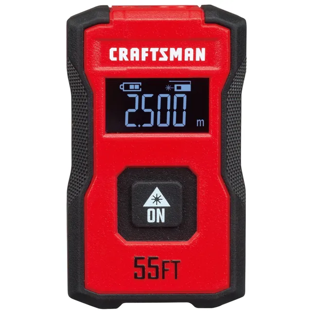 craftsman-55-ft-pocket-laser-distance-measurer-cmht77721-with-rechargeable-batte image 1