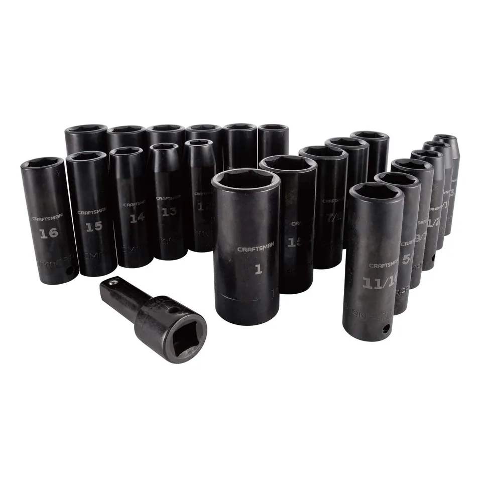 craftsman-deep-impact-socket-set-sae-1-2-inch-drive-23-pieces-cmmt16970-corrosio image 1