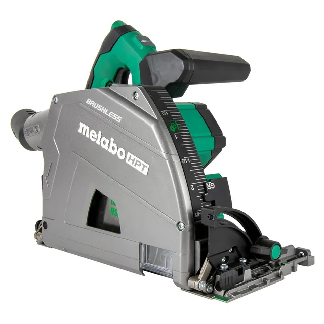 metabo-hpt-36v-multivolt-6-1-2-cordless-track-saw-kit-c3606dpa-with-4-0ah-batter image 1