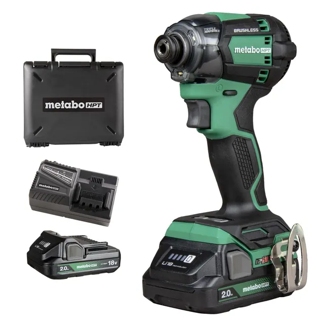 metabo-hpt-18v-cordless-triple-hammer-impact-driver-kit-wh18dc-with-2-batteries- image 1