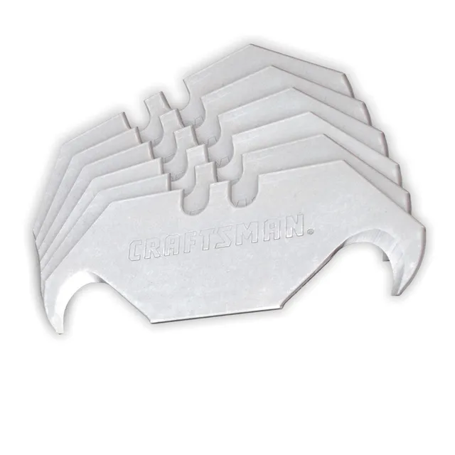 craftsman-utility-knife-razor-hook-blades-carbon-steel-3-4-in-5-pack-cmht11146 image 1