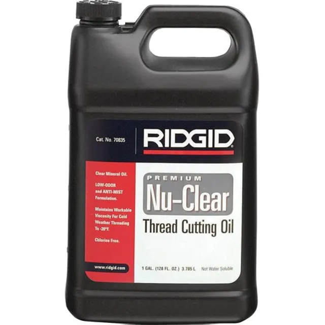ridgid-70835-nu-clear-thread-cutting-oil-1-gallon-halogen-free-cools-and-lubrica image 1