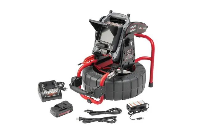 ridgid-63828-seesnake-compact-c40-system-with-cs6x-versa-digital-recording-monit image 1