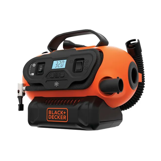 black-decker-20v-max-cordless-tire-inflator-cordless-corded-power-tool-only image 1