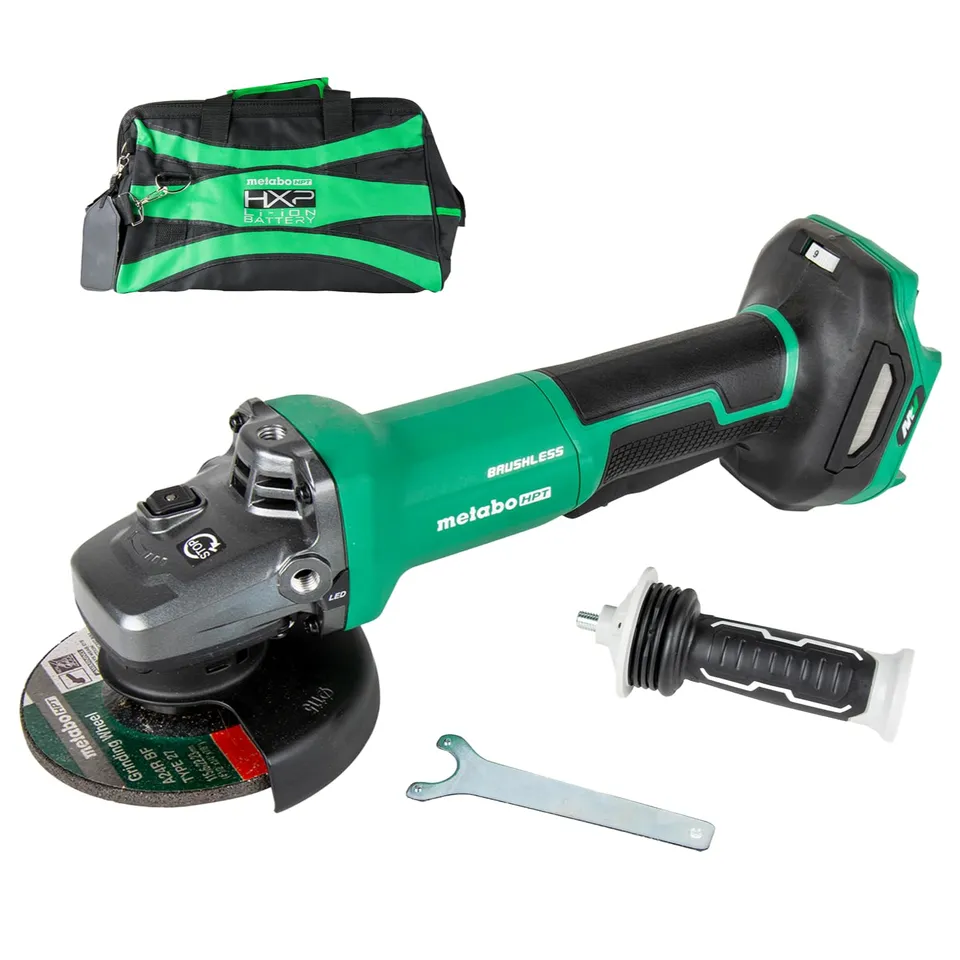 metabo-hpt-36v-multivolt-cordless-brushless-angle-grinder-4-1-2-g3612dvfq6-tool- image 1