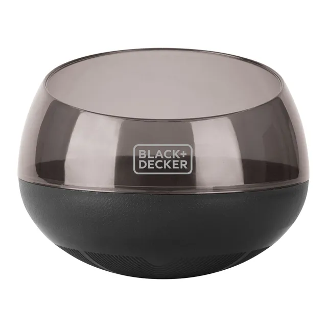 black-decker-slow-feeder-rocking-dog-bowl-black image 1