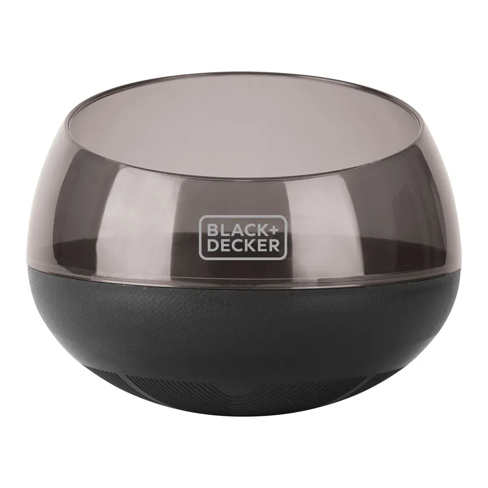 black-decker-slow-feeder-rocking-dog-bowl-black image 1