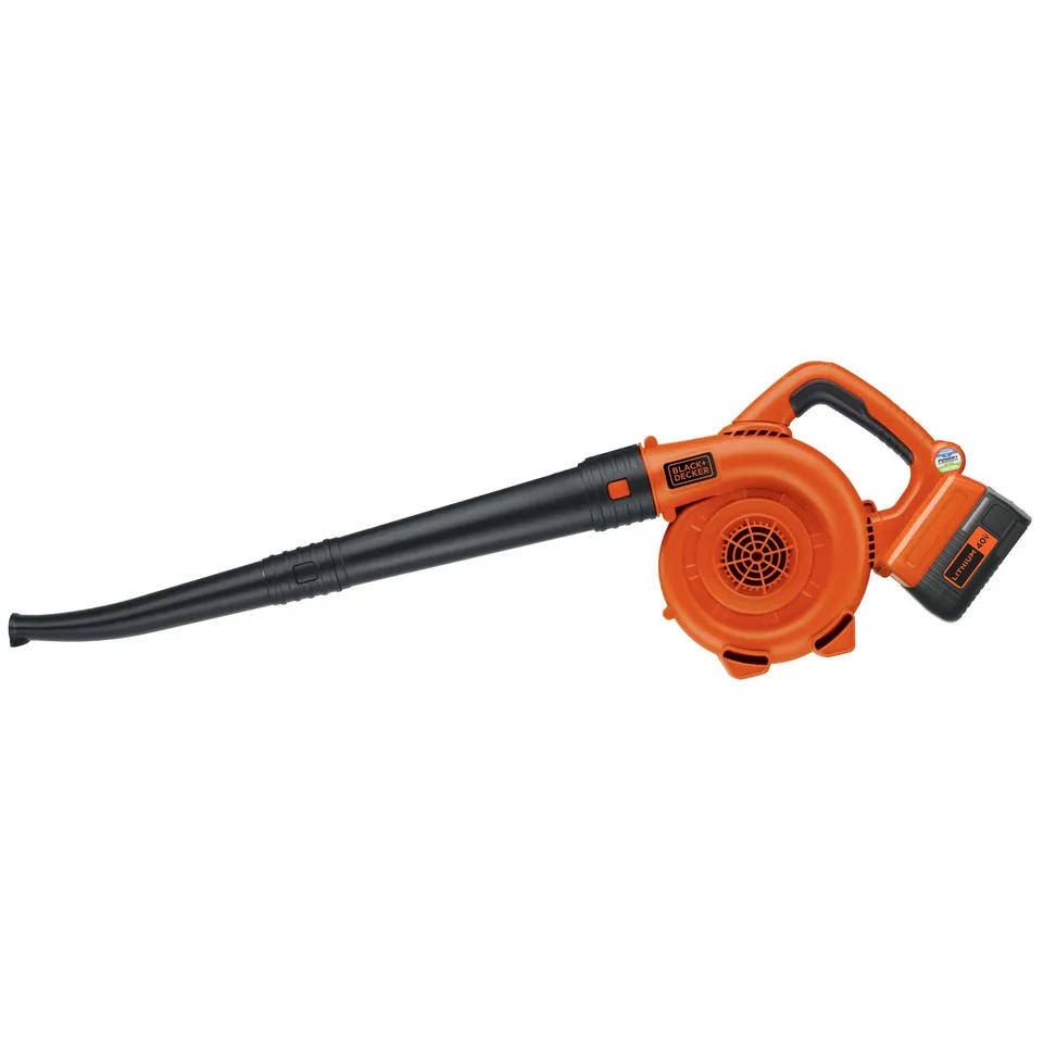 black-decker-40v-max-powercommand-cordless-leaf-blower-battery-charger-included image 1