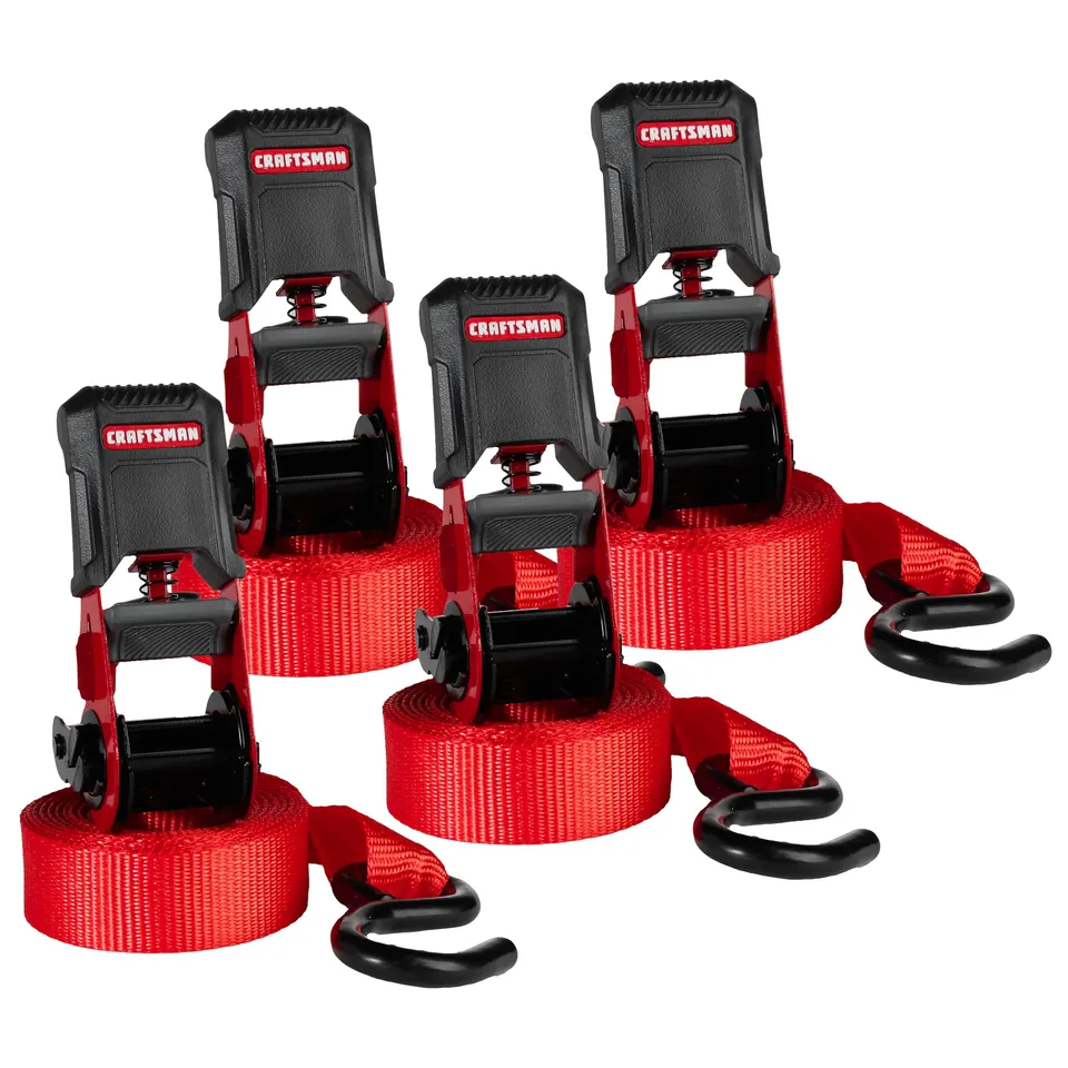 craftsman-cmxazbs15004-1-x-12-ratchet-tie-down-straps-1500-lb-break-strength-4-p image 1