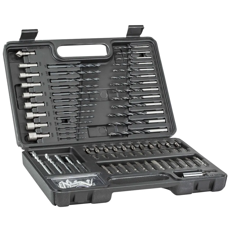 black-decker-109-piece-screwdriver-bit-set-and-drill-bit-set image 1