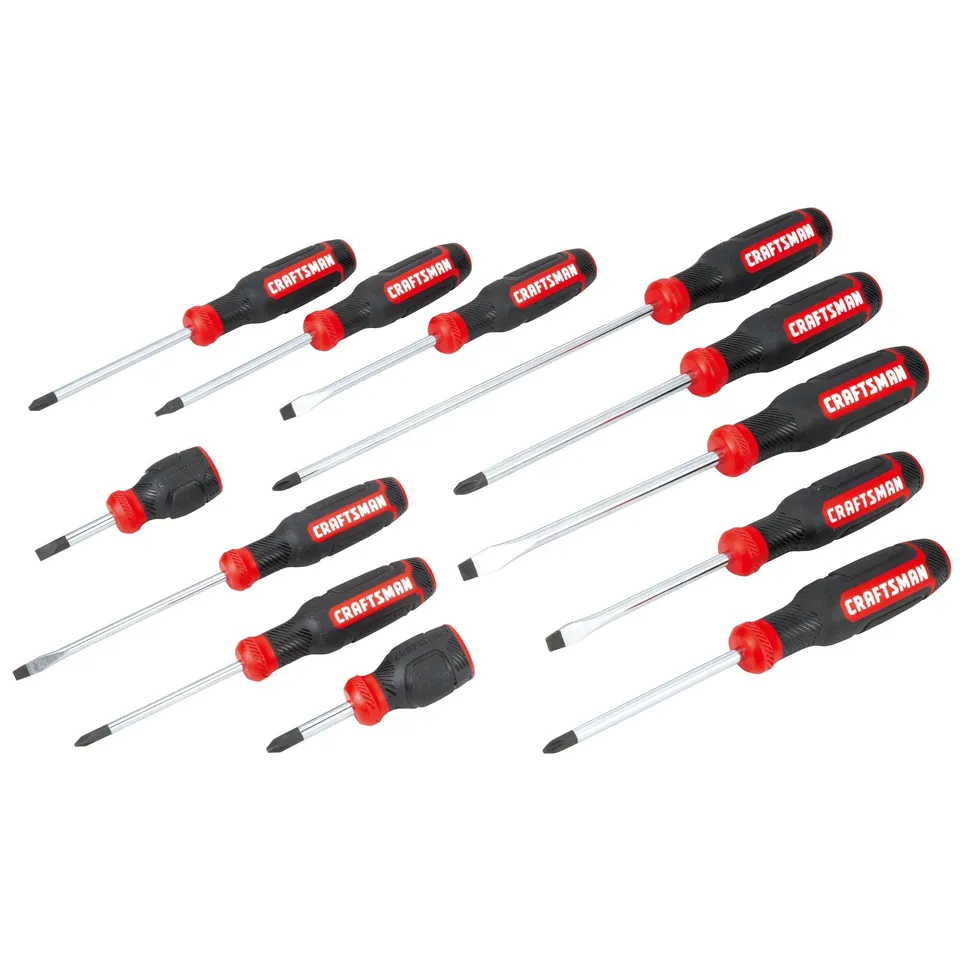 craftsman-bi-material-assorted-screwdriver-master-set-12-piece-cmht65301 image 1