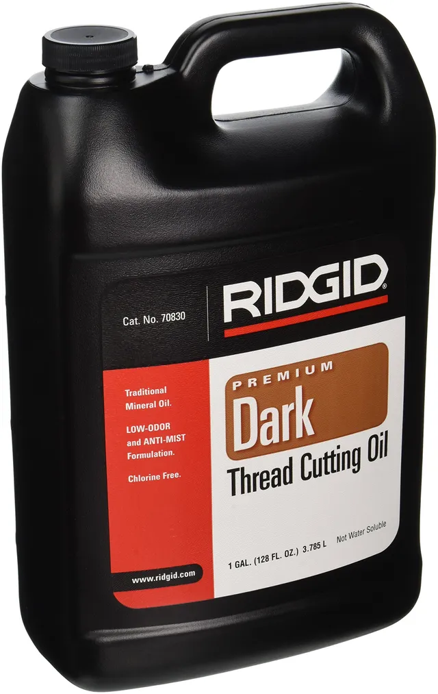 ridgid-70830-dark-thread-cutting-oil-1-gallon-halogen-free-low-odor-anti-mist-fo image 1
